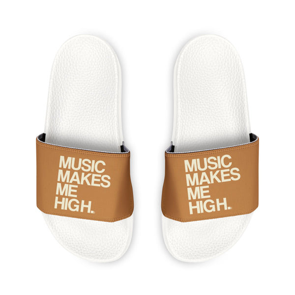 MMMH Unisex Sandals: Light Brown/White | Beige