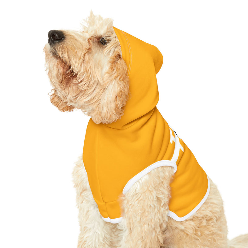 IJTT Pet Hoodie: AT Strike White | Gold