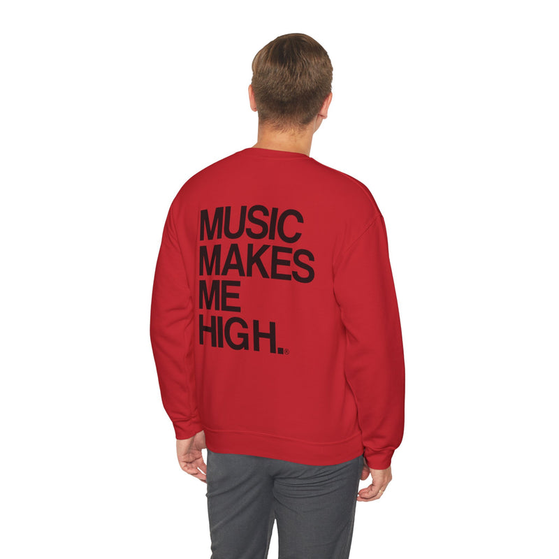 MMMH Unisex Sweatshirt: Red | Black Lettering