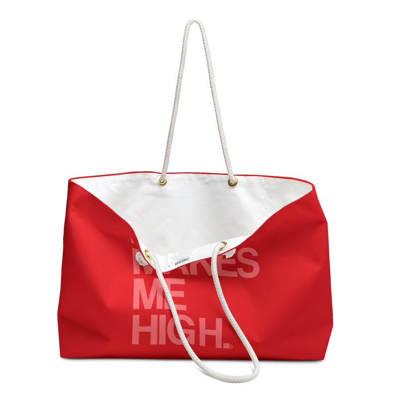 MMMH Weekender Bag (Rope Handle): Red | Light Red