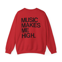 MMMH Unisex Sweatshirt: Red | Black Lettering