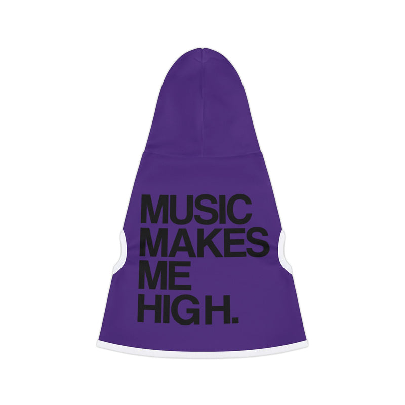 MMMH Pet Hoodie: Purple | Black