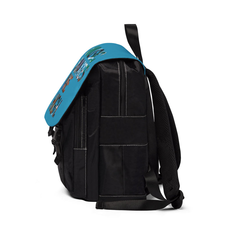 MMMH Backpack: Turquoise | Graffiti