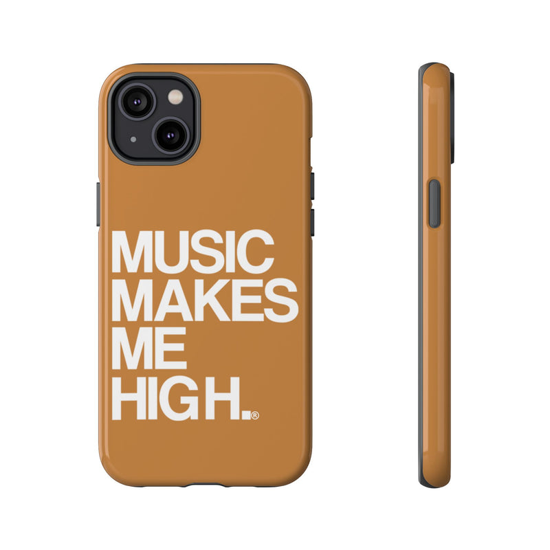 MMMH Classic Phone Case: Light Brown | White