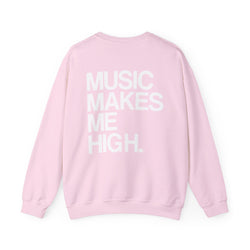 MMMH Unisex Sweatshirt: Light Pink | White Lettering