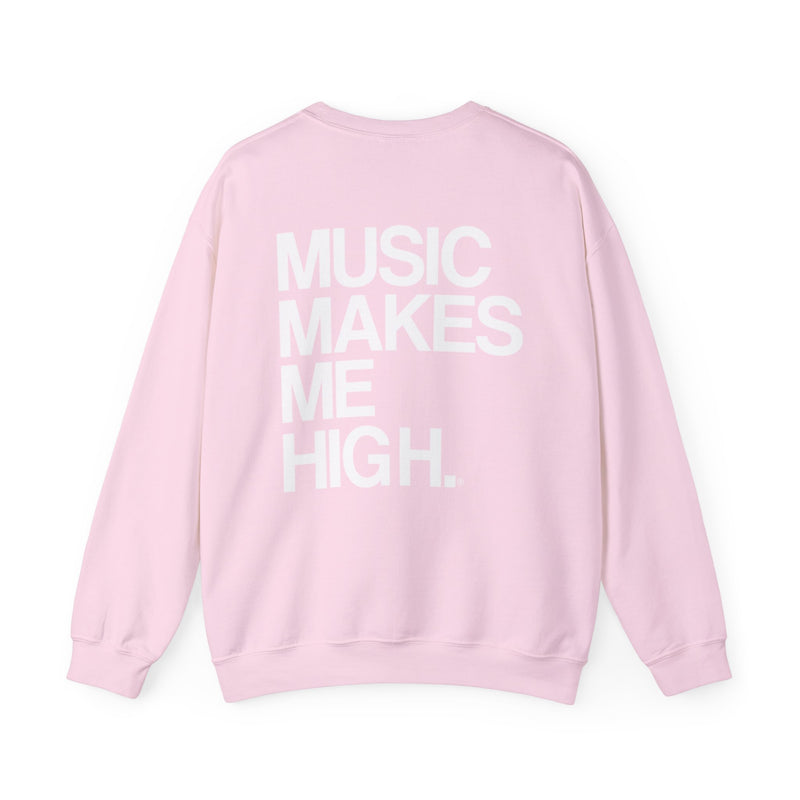 MMMH Unisex Sweatshirt: Light Pink | White