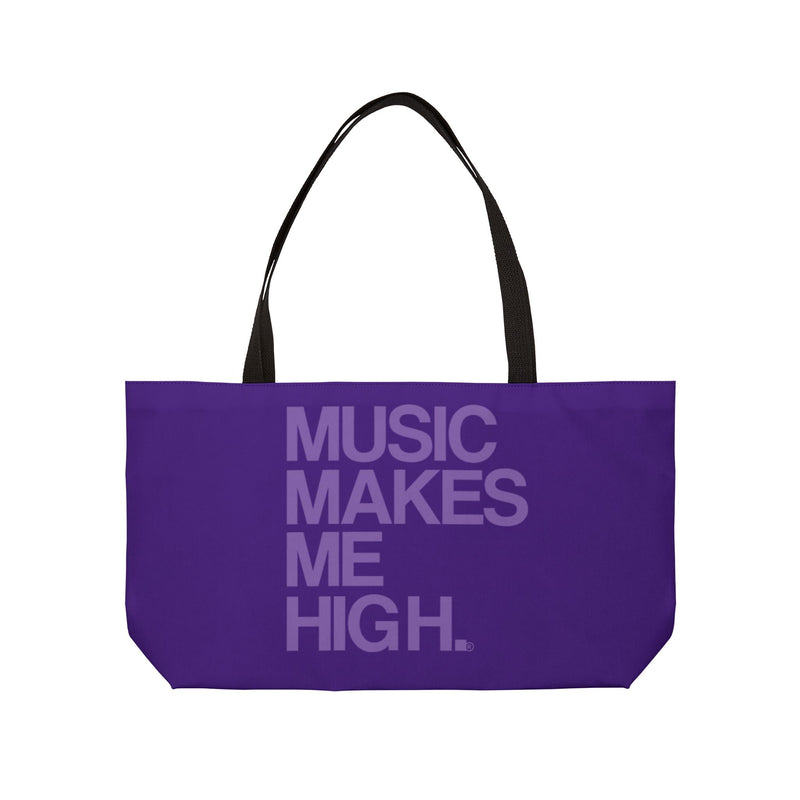 MMMH Weekender Bag (Black Handle): Purple | Light Purple