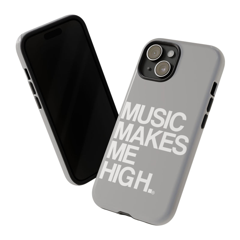 MMMH Classic Phone Case: Light Grey | White