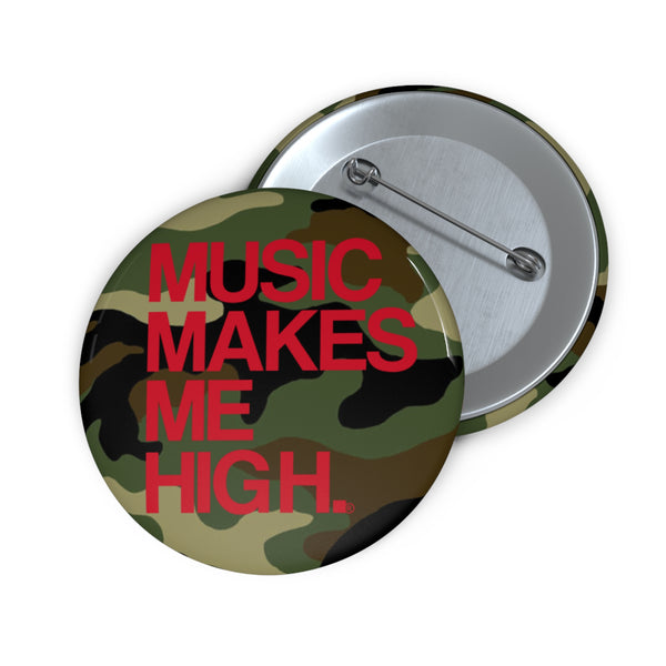 Copy of MMMH Round Pin: Camo | Red