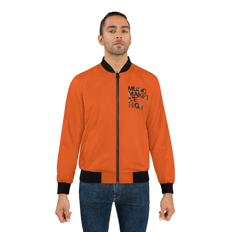 MMMH Bomber Jacket: Orange | Camo Lettering