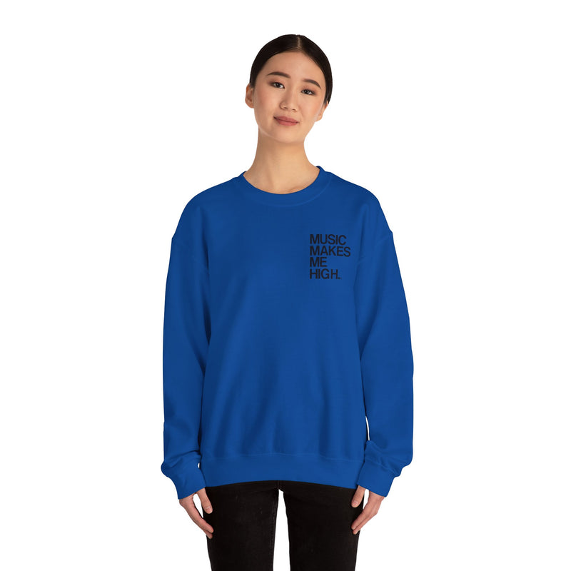 MMMH Unisex Sweatshirt: Royal | Black Lettering