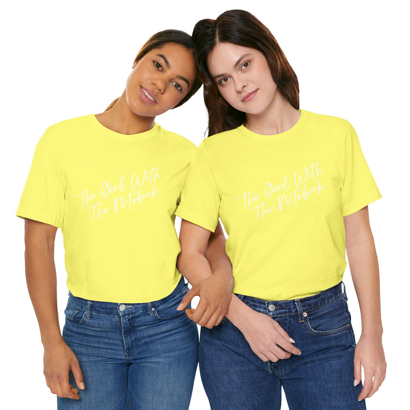 TGWTN Unisex T-Shirt: White | Yellow