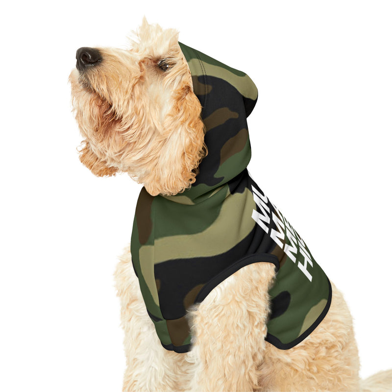 MMMH Pet Hoodie: Camo | White