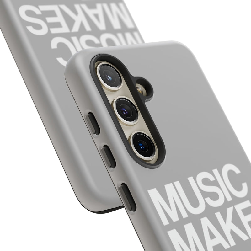 MMMH Classic Phone Case: Light Grey | White