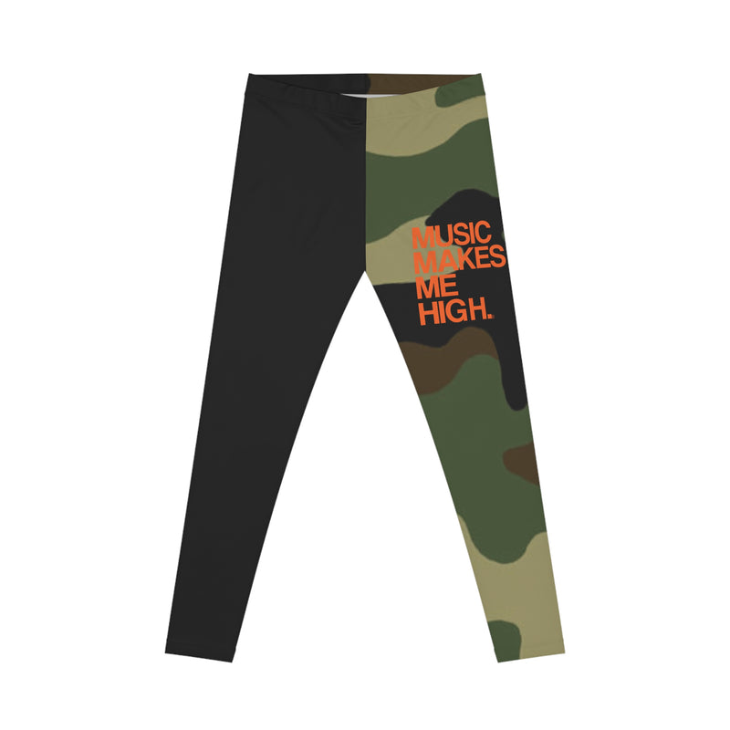 MMMH Leggings: Camo/Black | Orange