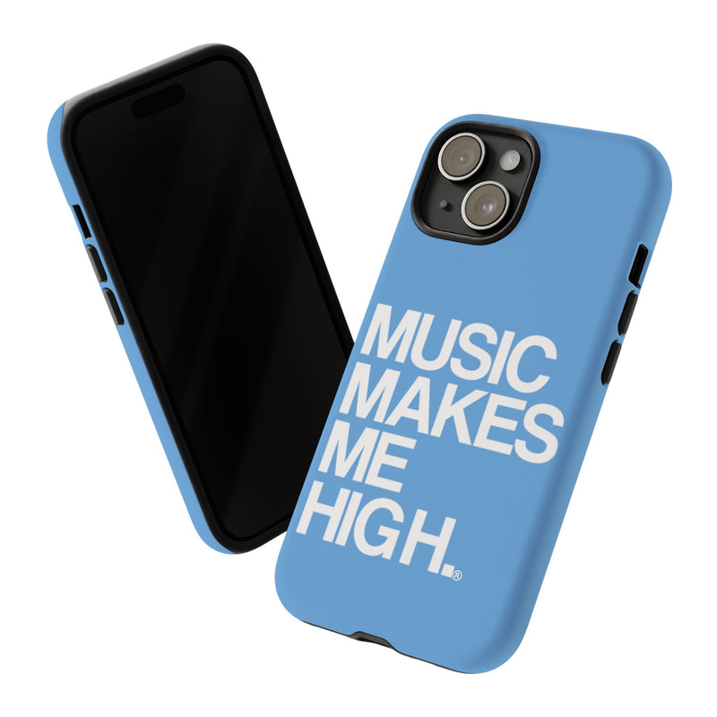 MMMH Classic Phone Case: Light Blue | White