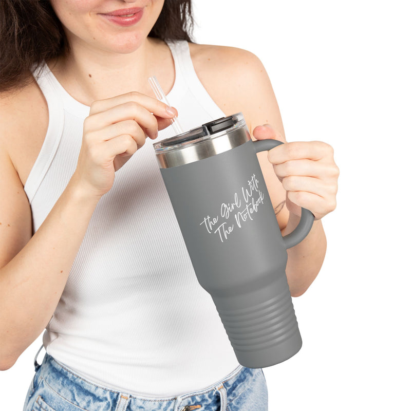 TGWTN Insulated Mug: White | Grey