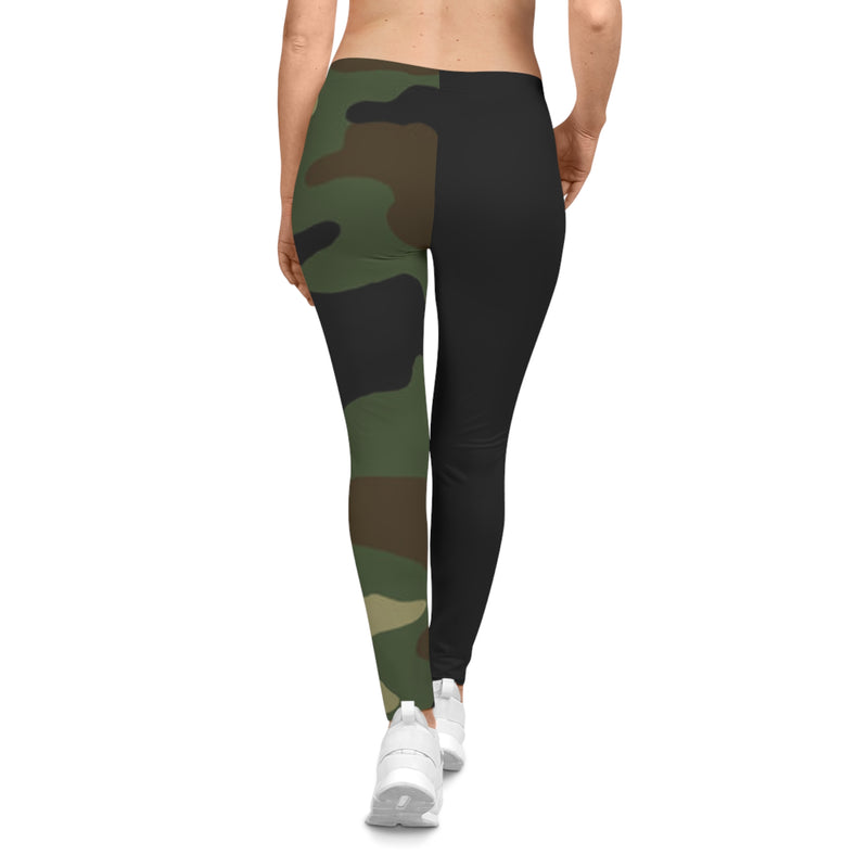 MMMH Leggings: Camo/Black | Orange