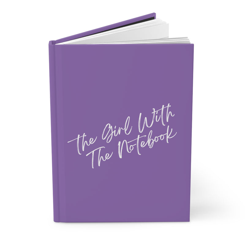 TGWTN Hardcover Journal: White | Light Purple