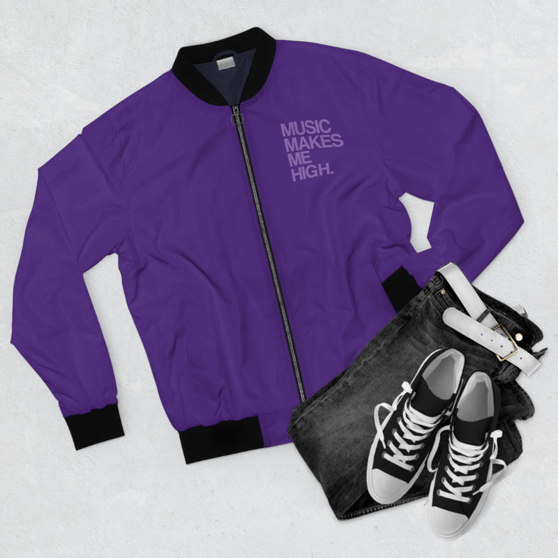 MMMH Unisex Bomber Jacket: Purple | Light Purple