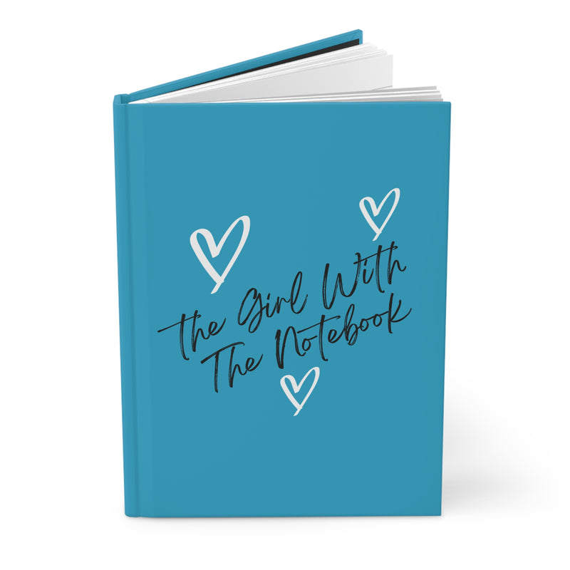 TGWTN Hardcover Journal: White/Black | Turquoise