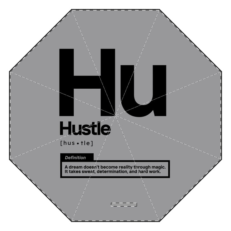 NOVL Umbrella: Hustle Black | Grey