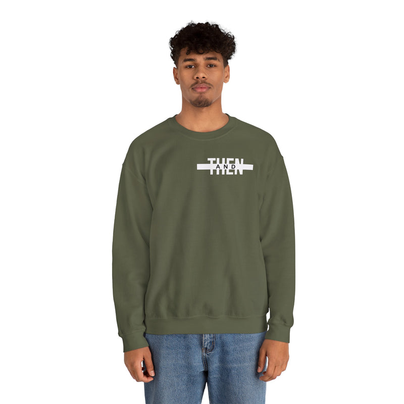 IJTT Unisex Sweatshirt: AT Strike White | Army Green