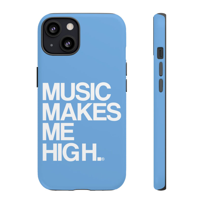 MMMH Classic Phone Case: Light Blue | White