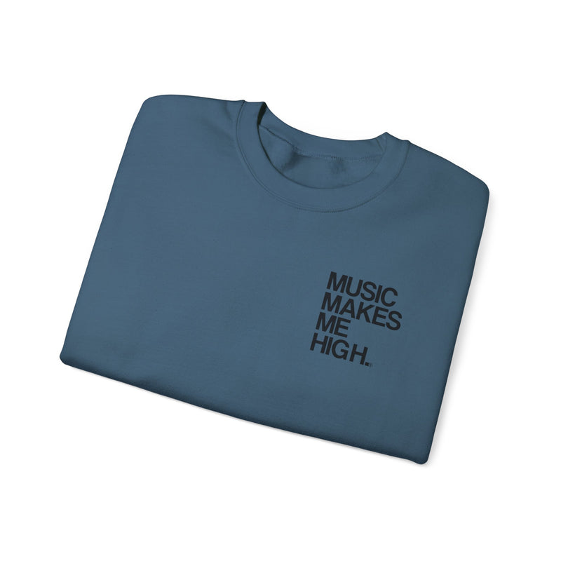 MMMH Unisex Sweatshirt: Indigo Blue | Black Lettering