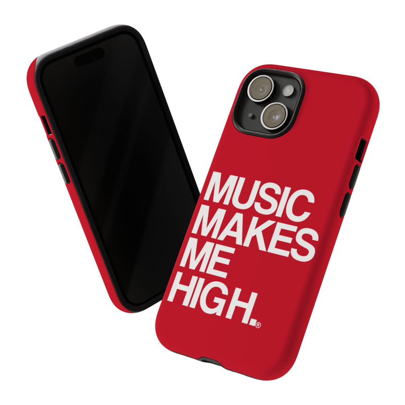 MMMH Classic Phone Case: Dark Red | White