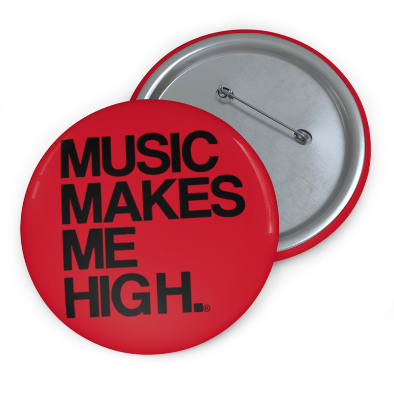 Copy of MMMH Round Pin: Red | Black