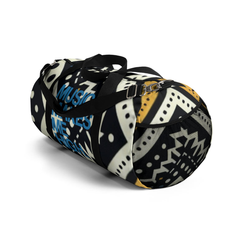 MMMH Duffel Bag: Black Abstract | Blue