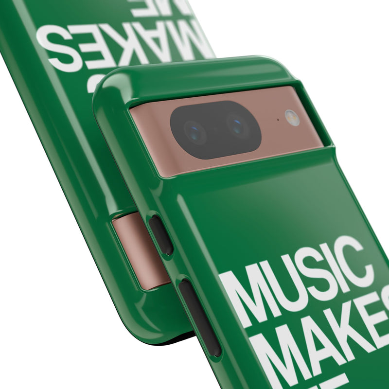 MMMH Classic Phone Case: Dark Green | White