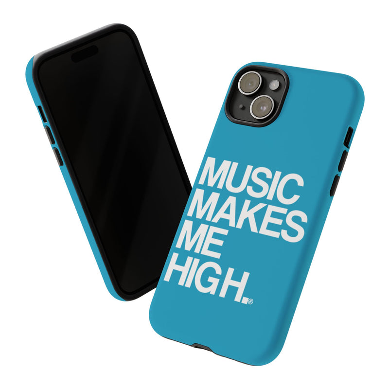 MMMH Classic Phone Case: Turquoise | White