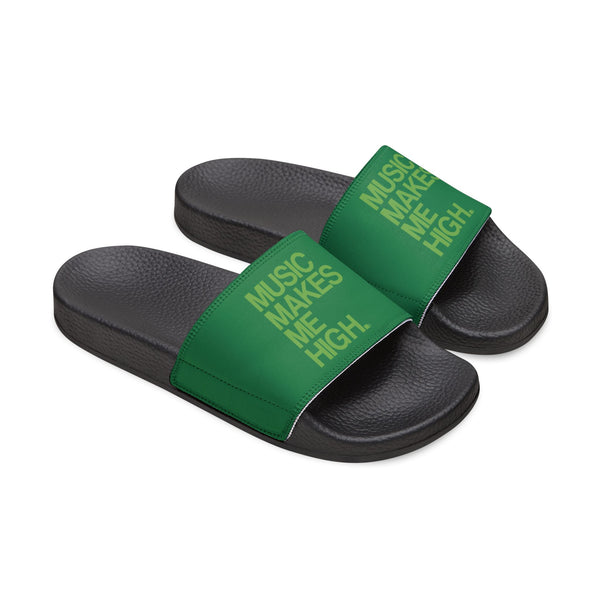 MMMH Unisex Sandals: Dark Green/Black | Green