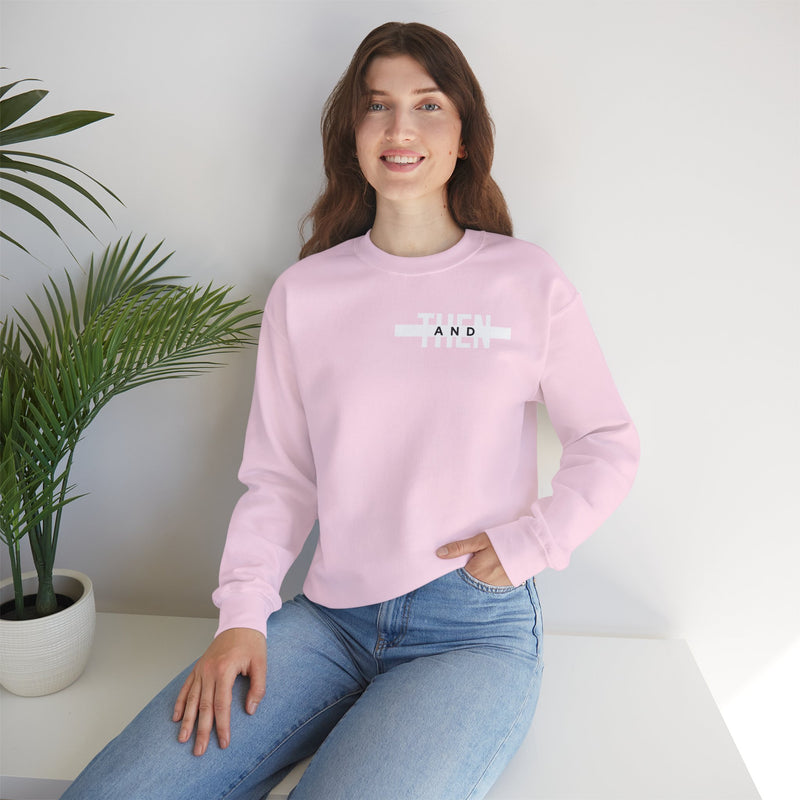 IJTT Unisex Sweatshirt: AT Strike White | Light Pink