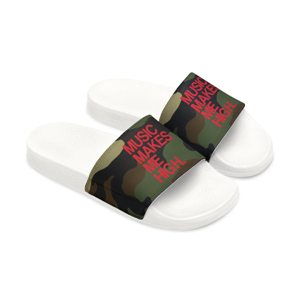 MMMH Unisex Sandals: Camo/White | Red