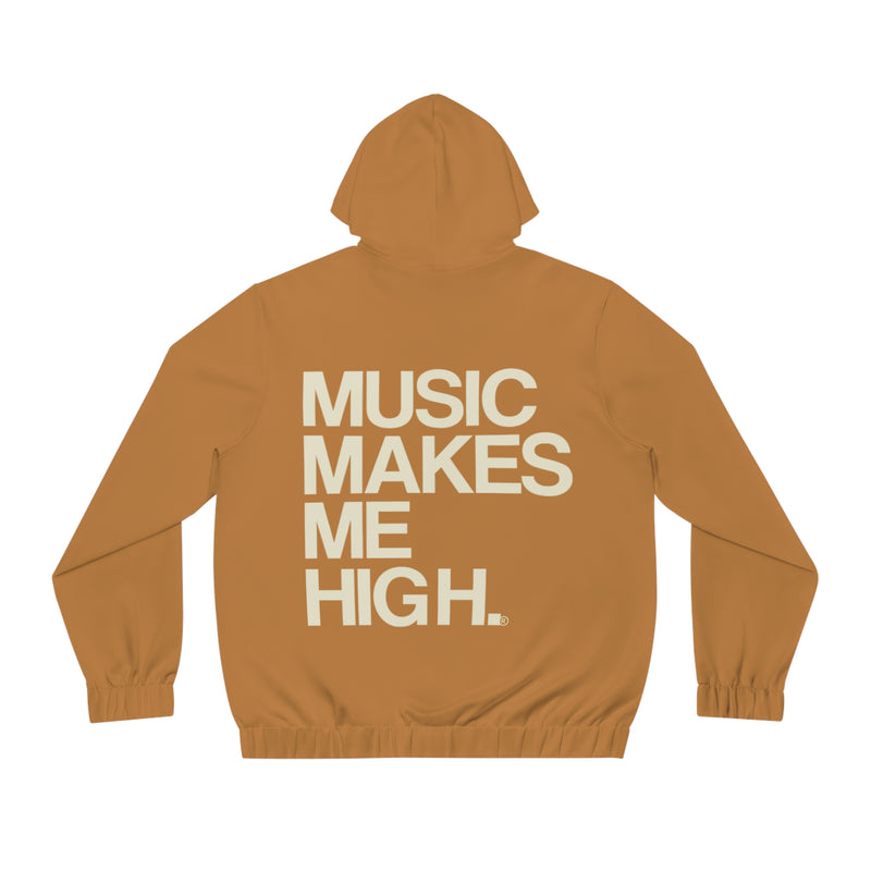 MMMH Unisex Zip Hoodie: Light Brown | Beige