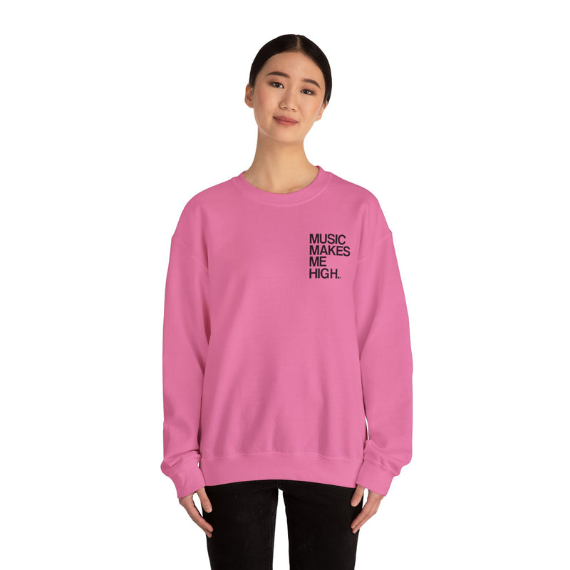 MMMH Unisex Sweatshirt: Safety Pink | Black Lettering