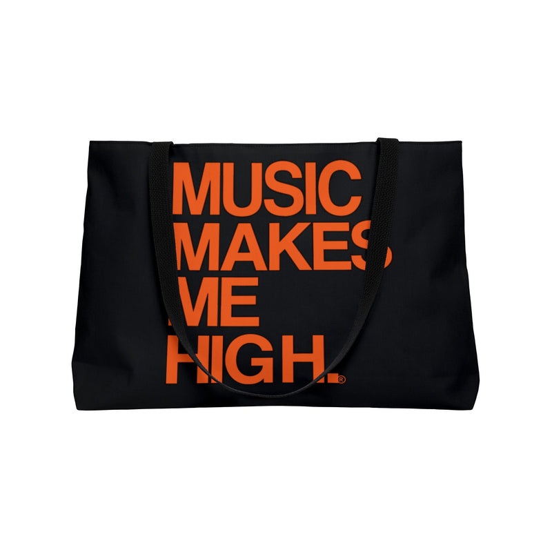 MMMH Weekender Bag (Black Handle): Black | Orange