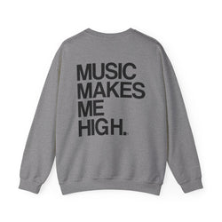 MMMH Unisex Sweatshirt: Graphite Heather | Black