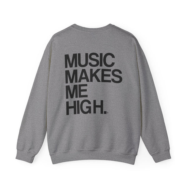 MMMH Unisex Sweatshirt: Graphite Heather | Black Lettering