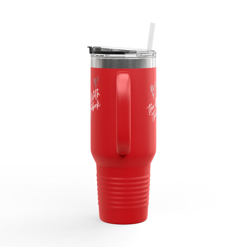 TGWTN Insulated Mug: Black/White | Red