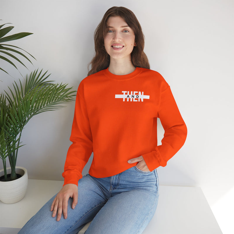 IJTT Unisex Sweatshirt: AT Strike White | Orange