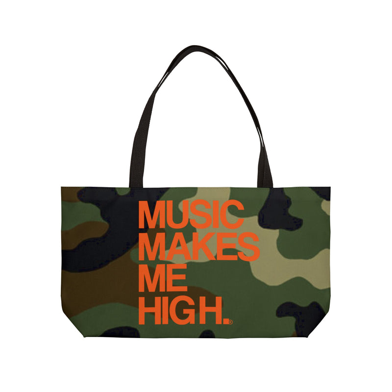 MMMH Weekender Bag (Black Handle): Camo | Orange