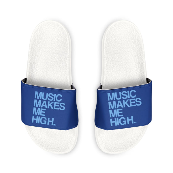 MMMH Unisex Sandals: Dark Blue/White | Light Blue