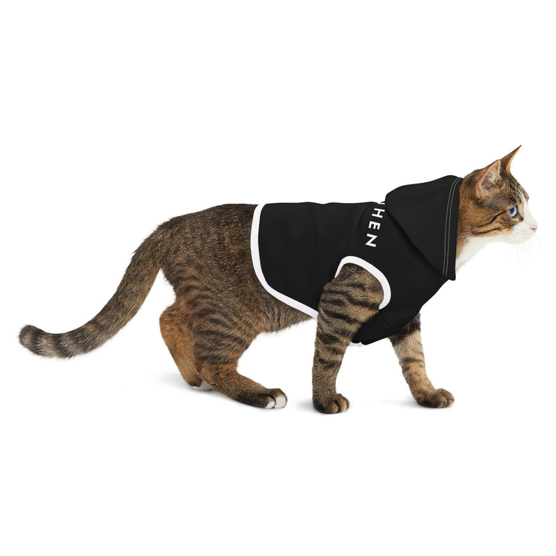 IJTT Pet Hoodie: AT Slash Yellow/White | Black