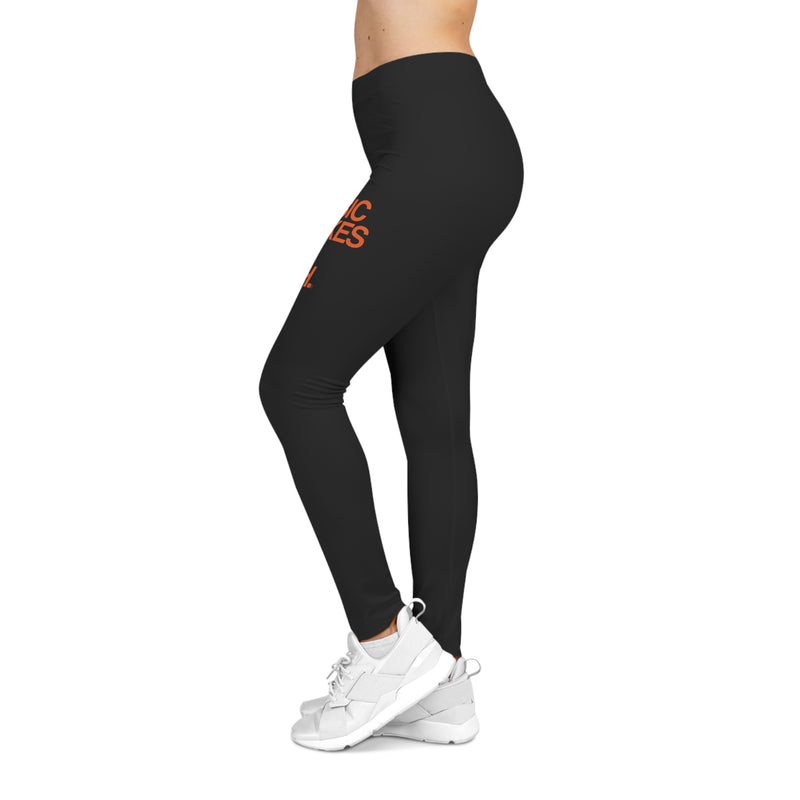 MMMH Leggings: Black | Orange