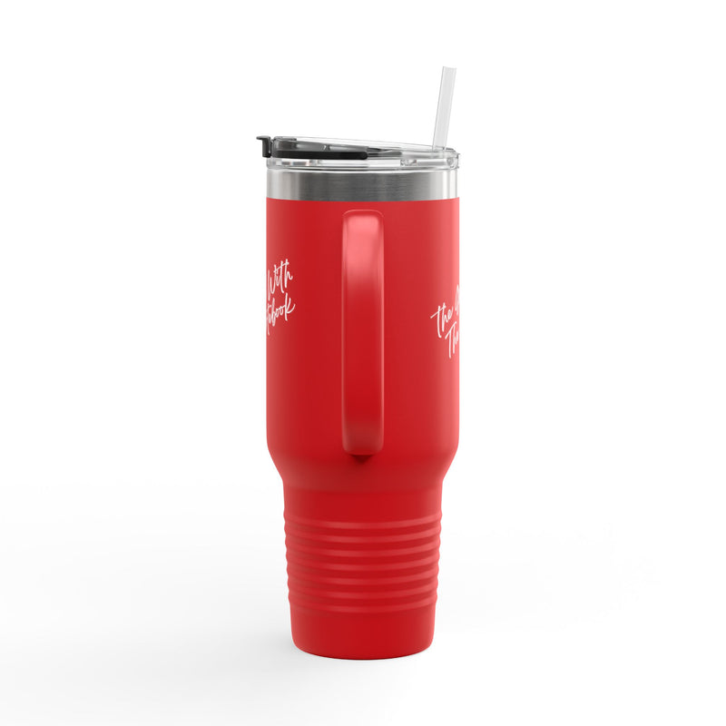 TGWTN Insulated Mug: White | Red