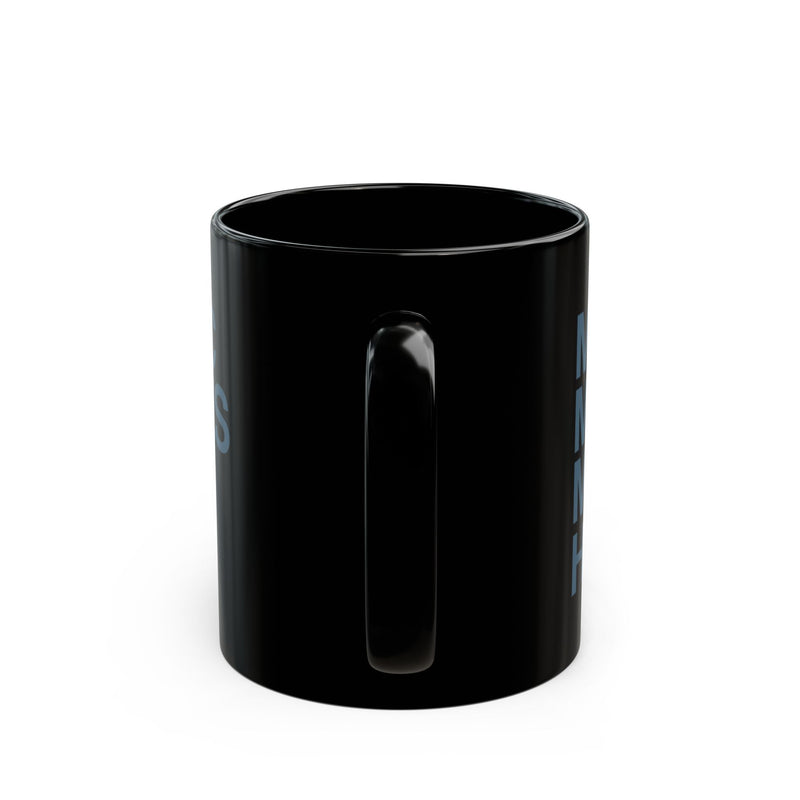 MMMH Black Mug: Indigo Blue